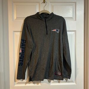 NFL Sports Gear Patriots Quarter-Zip Pullover